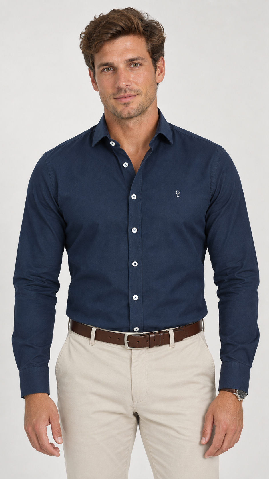 Camisa Azul Marino