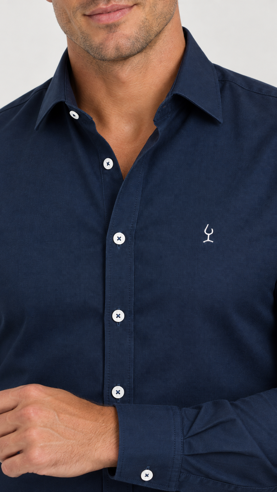 Camisa Azul Marino