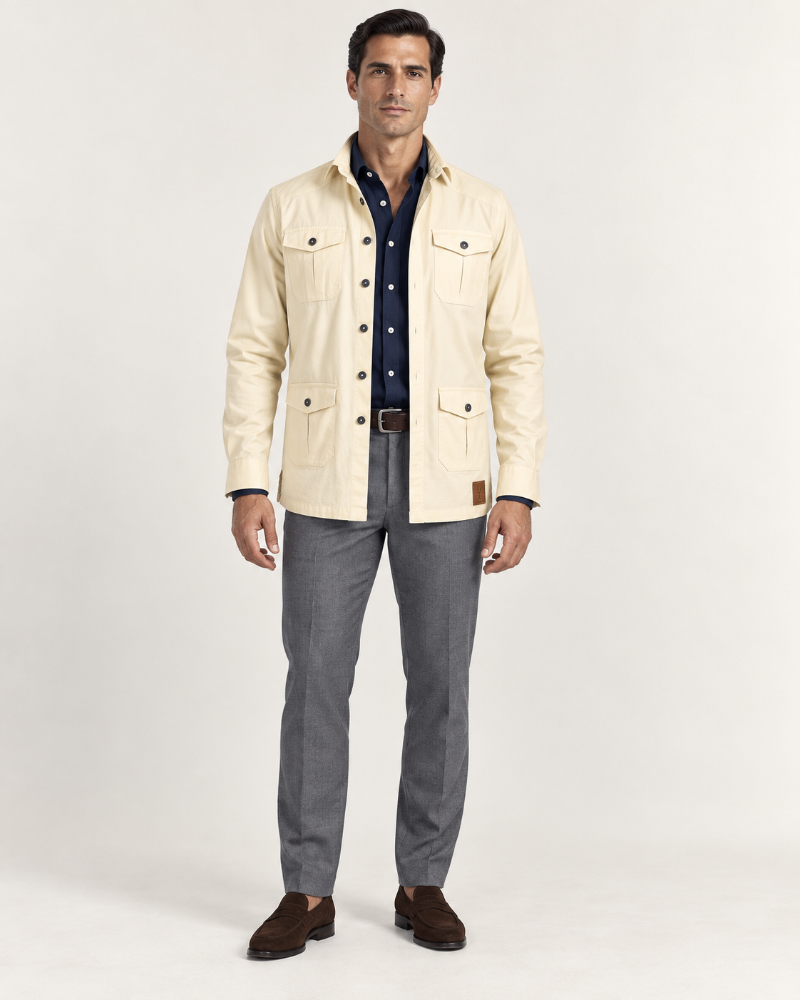 Sobre Camisa Beige
