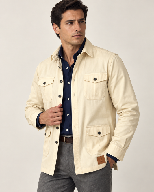 Sobre Camisa Beige