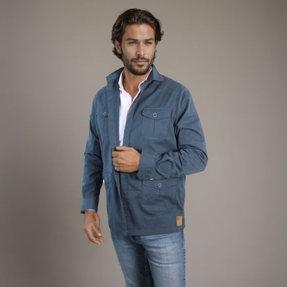 Sobre Camisa Azul Marino