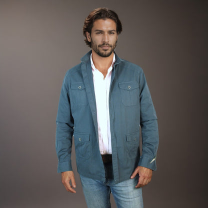 Sobre Camisa Azul Marino